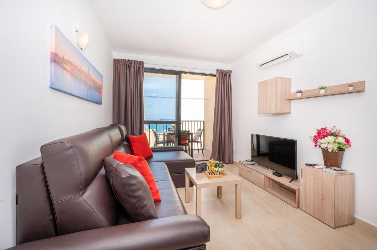 Sea Bliss Apartments With Terrace Just Off Seafront In St Paul'S Bay - By Getawaysmalta St. Paul's Bay Ngoại thất bức ảnh