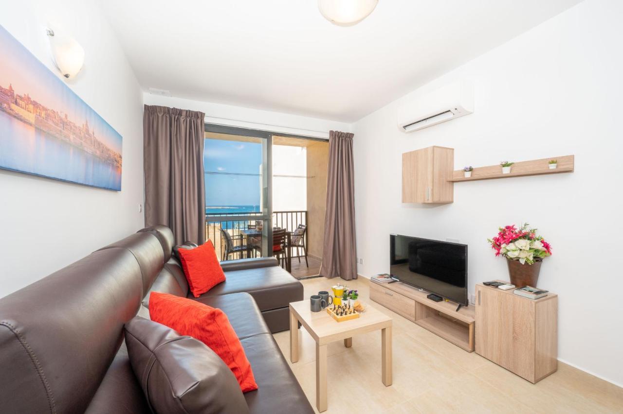 Sea Bliss Apartments With Terrace Just Off Seafront In St Paul'S Bay - By Getawaysmalta St. Paul's Bay Ngoại thất bức ảnh
