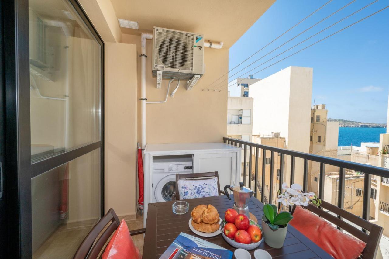 Sea Bliss Apartments With Terrace Just Off Seafront In St Paul'S Bay - By Getawaysmalta St. Paul's Bay Ngoại thất bức ảnh